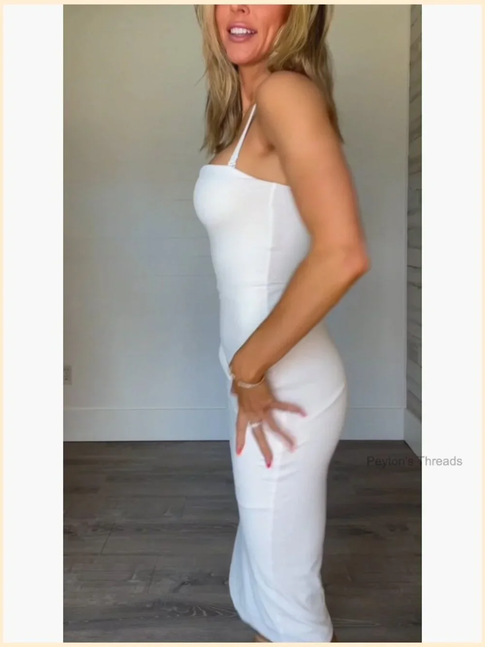 Built-in Bra Bodycon Maxi Shapewear Dress Strapless Tube
